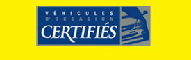 Véhicules d'occasion certifiés